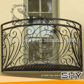 2014 New straight wrought iron balcony with elegant design